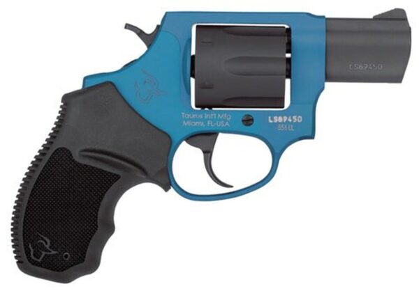 Taurus 856 Ultra Lite, .38 Special, 2" Barrel, 6rd, Azure Blue/Black - Concealed Carry Guns | The Gun Shop