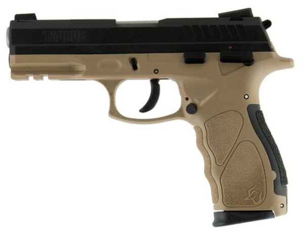 Taurus TH9, 9mm, 4.25" Barrel, 17rd, Novak Sights, Flat Dark Earth Frame, Black Slide