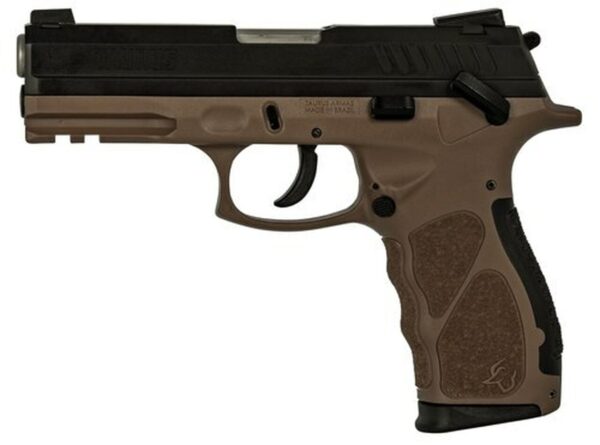 Taurus TH9 Compact, 9mm, 3.54" Barrel, 13rd/17rd, Black Slide, Brown