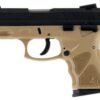 Taurus TH9C, 9mm, 3.54" Barrel, 17rd, Flat Dark Earth Frame, Black Slide