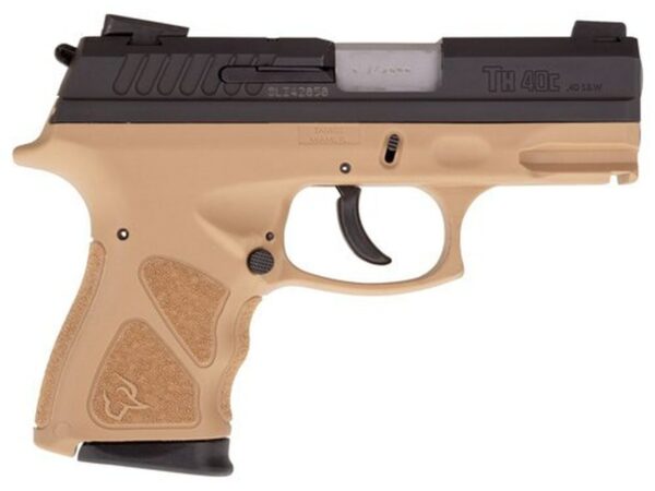 Taurus TH40C, .40 S&W, 3.54" Barrel, 15rd, Novak Sights, Flat Dark Earth Frame, Black Slide - Concealed Carry Guns | The Gun Shop