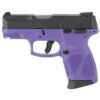 Taurus G2C2C Compact Pistol 9MM 3.2" Barrel, Dark Purple Frame, Blue Slide, Adjustable Sights, 12Rd Mag