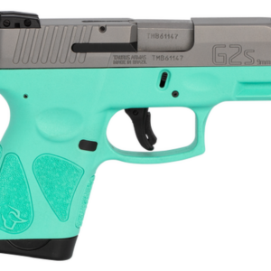 Taurus G2S, 9mm, 3.26" Barrel, 7rd, Stainless Slide, Cyan - Concealed Carry Guns | The Gun Shop
