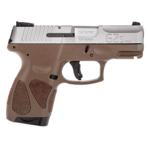 Taurus G2S Slim 9mm 3.25" Barrel Brown Polymer Grip, SS Slide 7rd Mag - Concealed Carry Guns | The Gun Shop