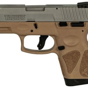 Taurus G2S, 9mm, 3.26" Barrel, 7rd, Stainless Slide, Tan