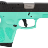 Taurus G2S, 9mm, 3.26" Barrel, 7rd, Black Slide, Cyan - Concealed Carry Guns | The Gun Shop