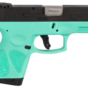 Taurus G2S, 9mm, 3.26" Barrel, 7rd, Black Slide, Cyan - Concealed Carry Guns | The Gun Shop