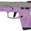 Taurus G2S, 9mm, 3.26" Barrel, 7rd, Stainless Slide, Purple