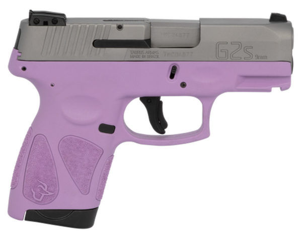 Taurus G2S, 9mm, 3.26" Barrel, 7rd, Stainless Slide, Purple - Concealed Carry Guns | The Gun Shop
