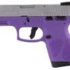 Taurus G2S, 9mm, 3.26" Barrel, 7rd, Stainless Slide, Dark Purple
