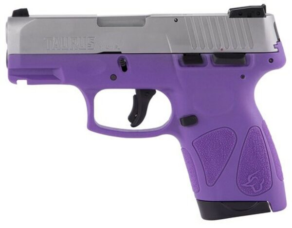 Taurus G2S, 9mm, 3.26" Barrel, 7rd, Stainless Slide, Dark Purple