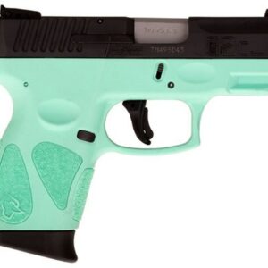 Taurus, G2C2C, Double Action Only, Compact Pistol, 9mm , 3.2" Barrel, Polymer Frame, Cyan Polymer Frame, Black Slide, Adjustable Sights, 12Rd, 2 Magazines