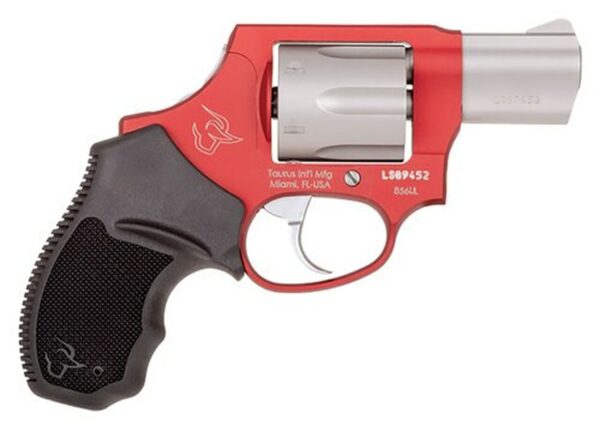 Taurus 856 Ultra Lite Conealed Hammer, .38 Spl +P, 2", 6rd, Stainless/Burnt Orange - Concealed Carry Guns | The Gun Shop