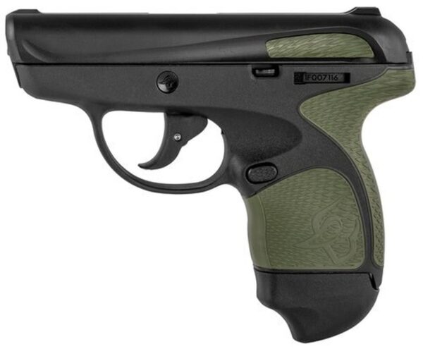 Taurus Spectrum 380 ACP, 2.8" Barrel, Black, Green Overmold, 6rd