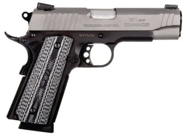 Taurus 1911 Commander 45 ACP 4.2" Barrel Gray VZ Grip Gray Cerakote Slide 8rd MAg - 1911 Guns | The Gun Shop
