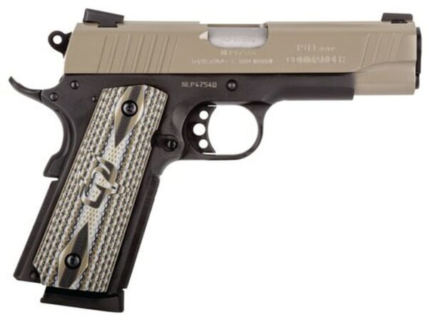 Taurus 1911 Commander 45 ACP, 4.2" Barrel, Novak Sights, Black Frame, Sand Slide, 8rd - 1911 Guns | The Gun Shop