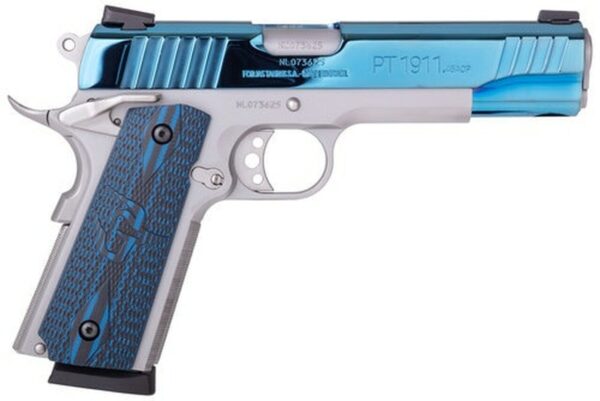 Taurus 1911 45 ACP 5" Barrel VZ Grip SS/Blue PVD Finish - 1911 Guns | The Gun Shop