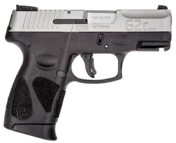 Taurus G2c, 9mm, 3.25" Barrel, 10rd, Black Frame, Stainless Steel Slide - Taurus | The Gun Shop