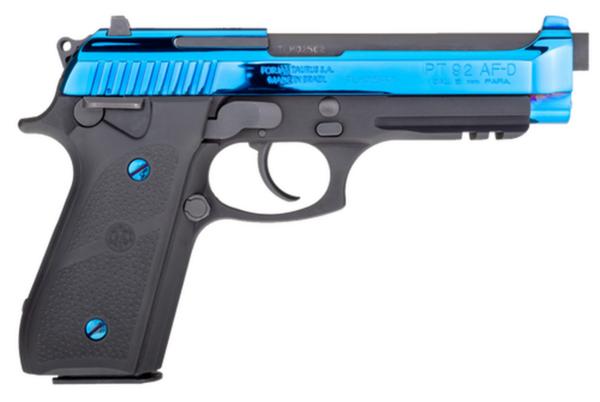 Taurus 92 9mm, Blued PVD Hogue, Matte Black, 17rd - Taurus | The Gun Shop
