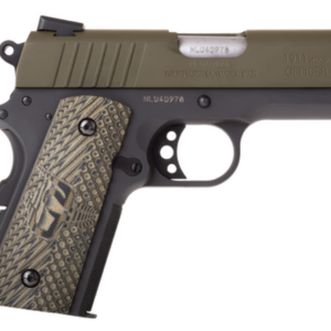 Taurus 1911 Officer, .45 ACP, 3.5" Barrel, 6rd, Green Slide, Black - 1911 Guns | The Gun Shop