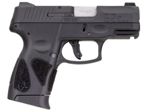 Taurus G2C 9mm, 2" Barrel, Night Sights, Black, Blued Stainless Steel Slide,12rd - Concealed Carry Guns | The Gun Shop