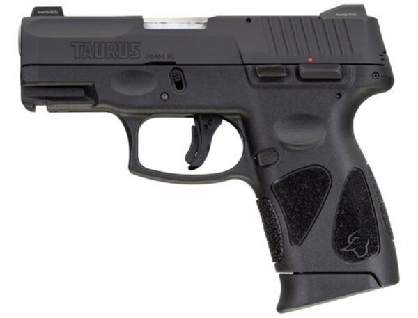 Taurus G2c .40 S&W, 3.2" Barrel, 3-Dot Sights, Black Carbon Steel Slide, 10rd