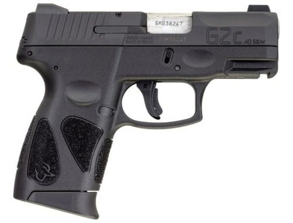Taurus G2c .40 S&W, 3.2" Barrel, 3-Dot Sights, Black Carbon Steel Slide, 10rd - Concealed Carry Guns | The Gun Shop