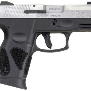 Taurus G2c .40 S&W, 3.2" Barrel, Black Polymer Grip, Stainless Steel Slide, 10rd - Concealed Carry Guns | The Gun Shop