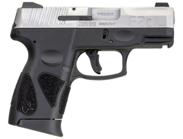 Taurus G2c .40 S&W, 3.2" Barrel, Black Polymer Grip, Stainless Steel Slide, 10rd - Concealed Carry Guns | The Gun Shop