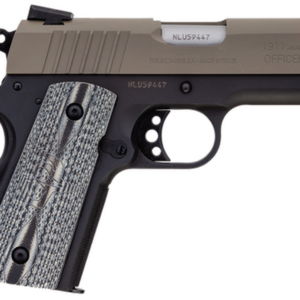 Taurus 1911 Officer, .45 ACP, 3.51" Barrel, 7rd, Sand Slide, Black - 1911 Guns | The Gun Shop