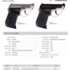Taurus PT22, Sub-Compact, 22 LR, 2.8" Barrel, Polymer Frame, White/Stainless Finish, 8Rd, 1 Magazine