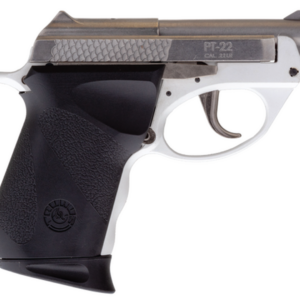 Taurus PT22, Sub-Compact, 22 LR, 2.8" Barrel, Polymer Frame, White/Stainless Finish, 8Rd, 1 Magazine