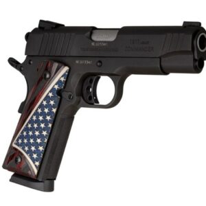 Taurus 1911 Commander, 45 ACP, 4.25" Barrel, 8rd, Rosewood W.Bonded Ivory Flag Grips - 1911 Guns | The Gun Shop
