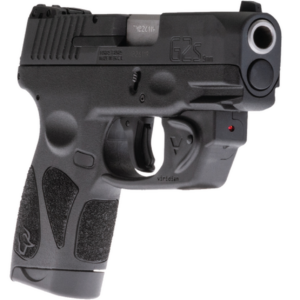 Taurus G2S Viridian Laser 9mm, 3.25" Barrel, Black Grip and Frame, Black Carbon Steel Slide, 7rd - Concealed Carry Guns | The Gun Shop