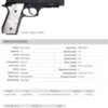 Taurus PT92 Full Size, 9mm, 5" Barrel, Steel Frame, Black, Pearl Grips, 17Rd, 2 Magazines