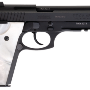 Taurus PT92 Full Size, 9mm, 5" Barrel, Steel Frame, Black, Pearl Grips, 17Rd, 2 Magazines