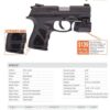 Taurus TH9C 9mm, 3.54" Barrel, Viridian Laser, Black