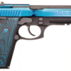 Taurus 92 9mm, Polished PVD Blue Slide, G10 Blue and Black Grips, 17rd - Taurus | The Gun Shop