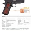 Taurus 1911 Commander 45 ACP, 4.25" Barrel, Laser, Black, 8rd
