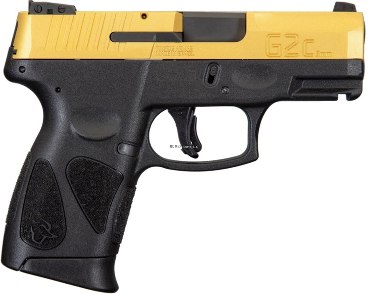 Taurus G2C 9mm, 3.26" Barrel, Yellow Slide, Black Frame,10rd - Concealed Carry Guns | The Gun Shop