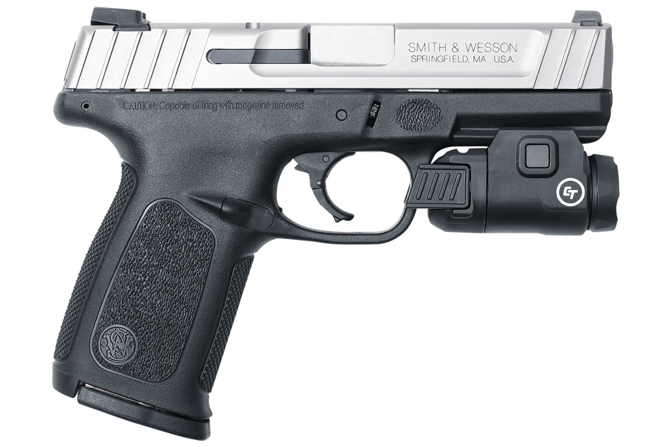 SD9 VE 9mm Pistol with Crimson Trace Tactical Light - Firearms | The Gun Shop