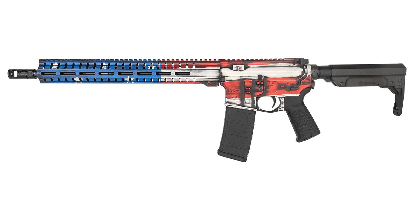Resolute 300 MK4 5.56mm Semi-Auto Rifle with Battle Worn US Flag Cerakote Finish - Firearms | The Gun Shop
