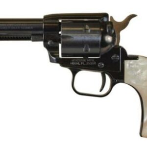 Heritage Rough Rider Single Action Army 22LR/22WMR, 3.5" Barrel White Mother of Pearl Grips 6Rd, Bird's Head Grip