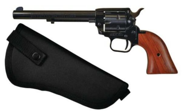 Heritage Rough Rider 22LR/.22 WMR Combo, 6.5" Barrel, Blue Finish, Nylon Holster, 6 Rd