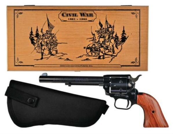 Heritage Rough Rider Kit, 22/22 Mag, Wood Case & Holster
