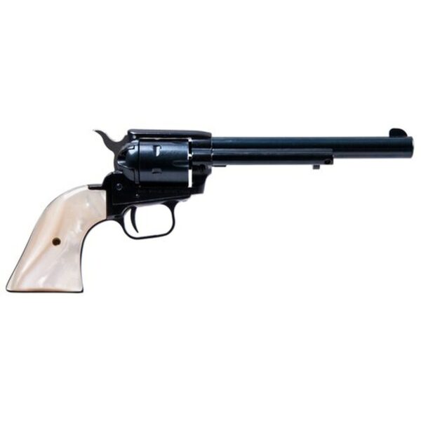 Heritage Rough Rider Revolver 22LR/22 Mag 6-1/2" Barrel, Blue Mother-O-Pearl Grips