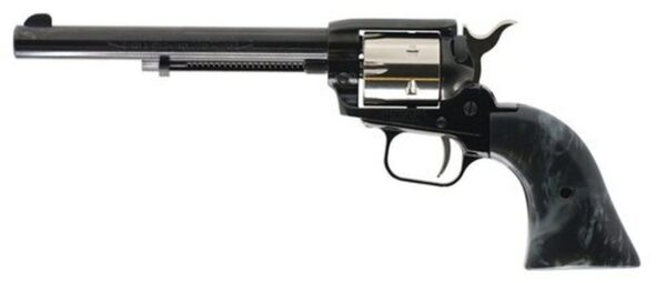Heritage Rough Rider Small Bore, .22 LR, 6.5" Barrel, 6rd, Black Pearl Grips
