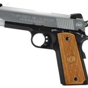 American Classic Commander 1911 45 ACP 4.25" Barrel Duo-Tone Finish Mahogany Wood Grip 8 Round Mag