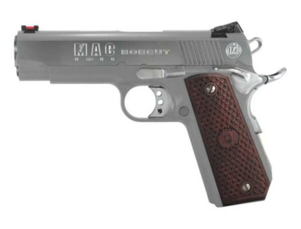 Metro Arms 1911 Bobcut 45 ACP 4.25 Inch Barrel Chrome Finish Novak-Type Rear Sight Hardwood Grips 8 Round