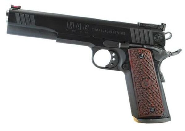 Metro Arms 1911 Bullseye Single 45 ACP 6" Barrel, Hardwood, Logo Blued, 8rd
